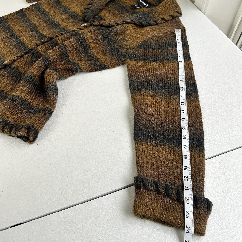Denim & Co Heritage Alpaca Mohair Cardigan Womens M Country Cottage Oversized - Picture 5 of 11